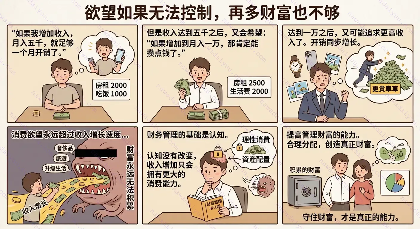 消费随着收入升级漫画