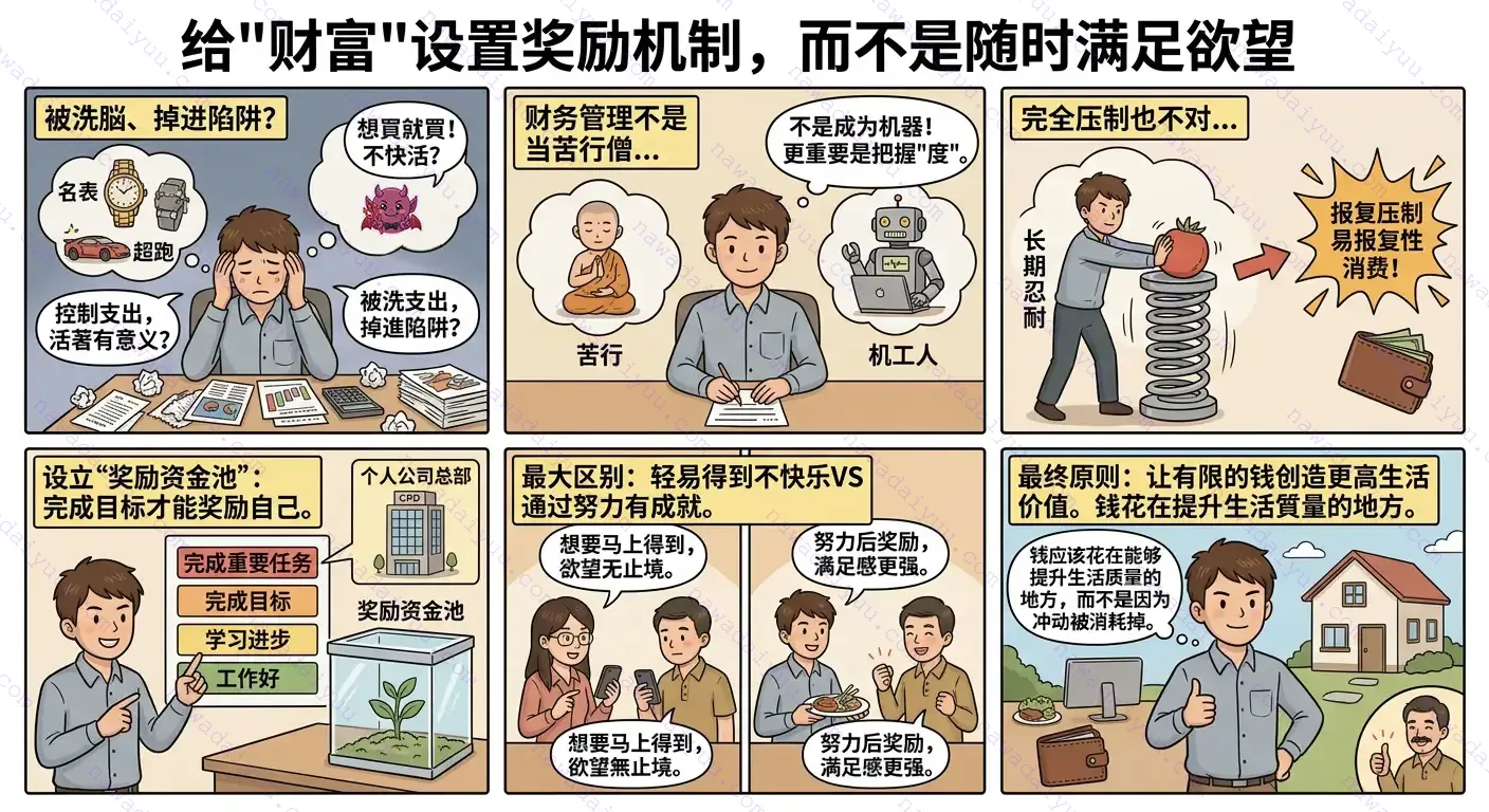 给财富建立奖励机制漫画