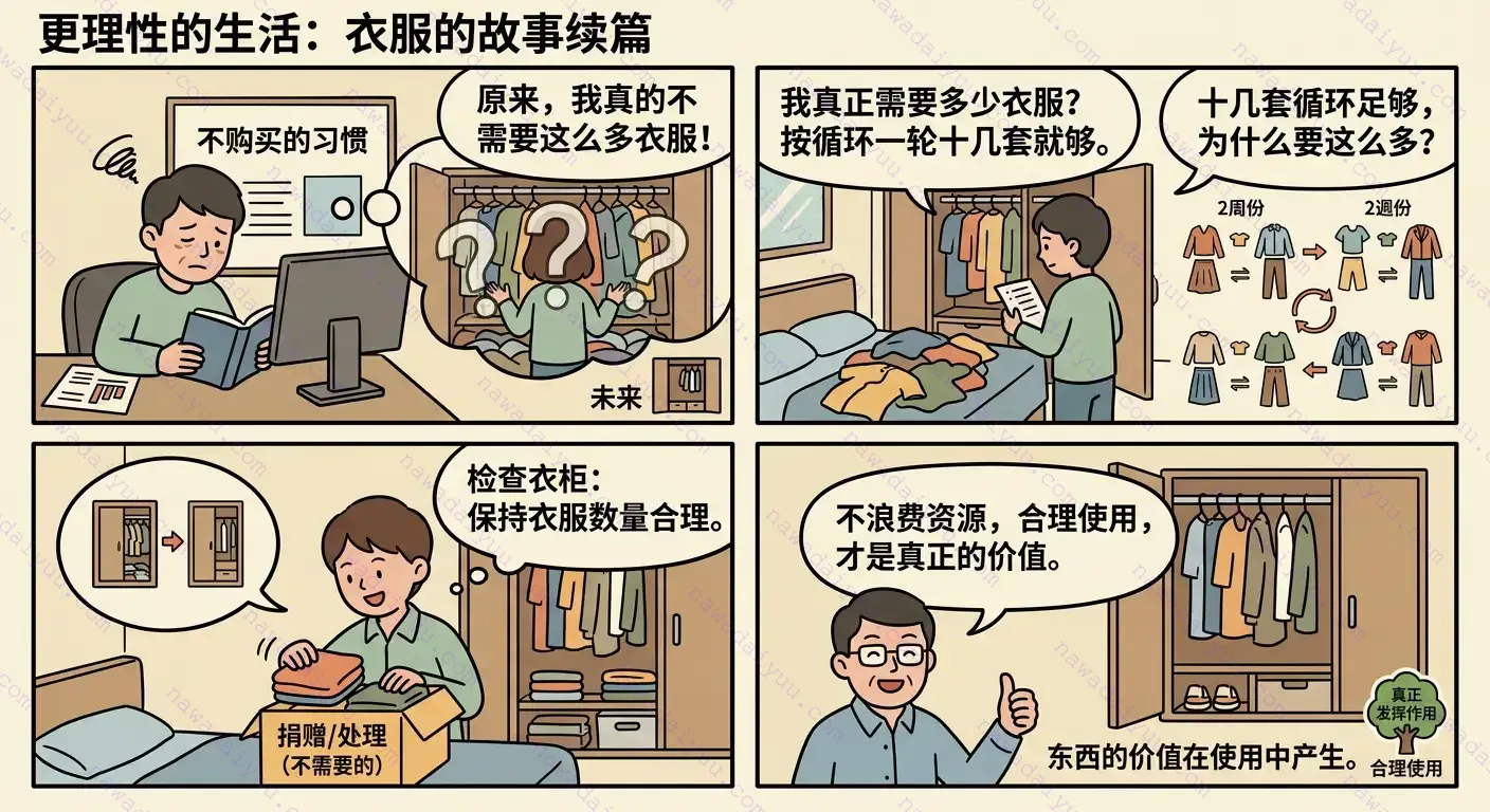 购买衣服漫画